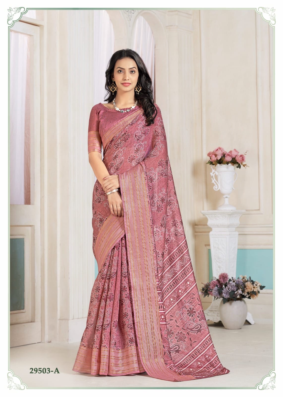 Vidhya Vol 2 By Ruchi Linen Silk Daily Wear Sarees Suppliers In India